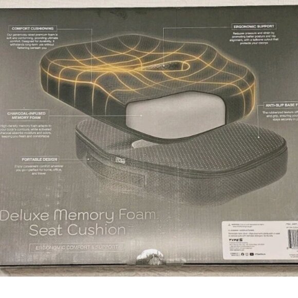 Deluxe Memory Foam Seat Cushion - Picture 7 of 7